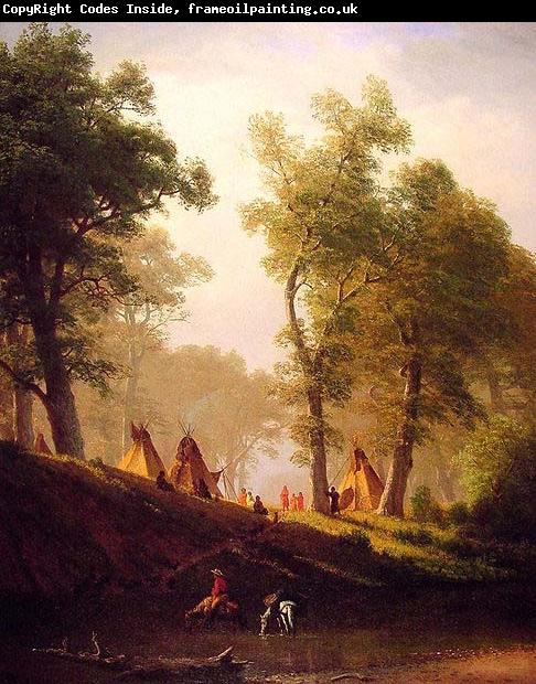 Albert Bierstadt The Wolf River, Kansas